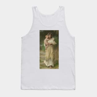 Les Agneaux by William-Adolphe Bouguereau Tank Top